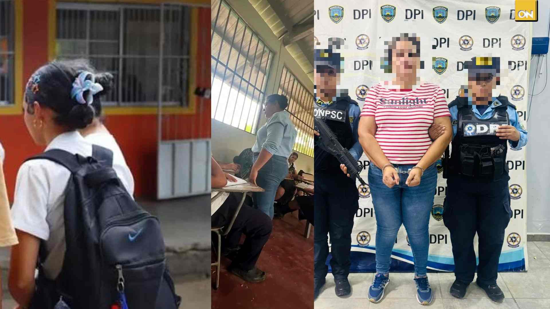 “Me pegó en el pecho”: Alumna que grabó video relata cómo ocurrió el altercado de la maestra y su compañera en el centro educativo de Yoro, Hondurasv