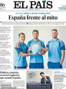 prensa española España vs Argentina