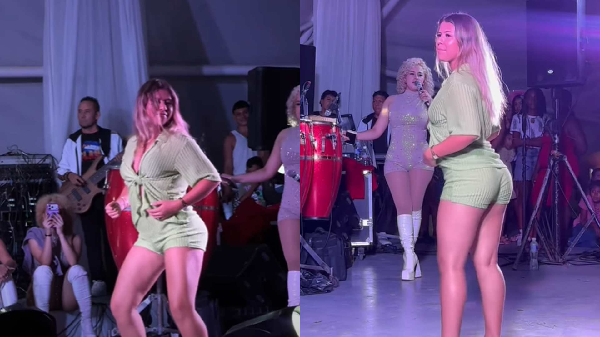 Hondureña se vuelve viral en TikTok bailando en Tela