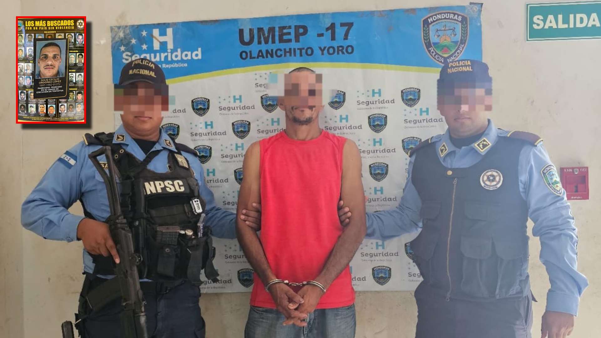¿Quién es uno de los más buscados capturado en Yoro?
